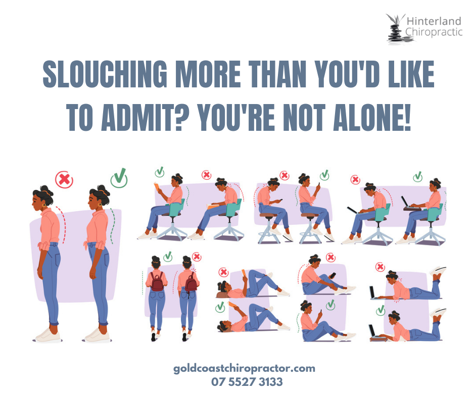 😣 Slouching more than you'd like to admit? You're not alone! | Gold Coast Chiropractic Treatment
