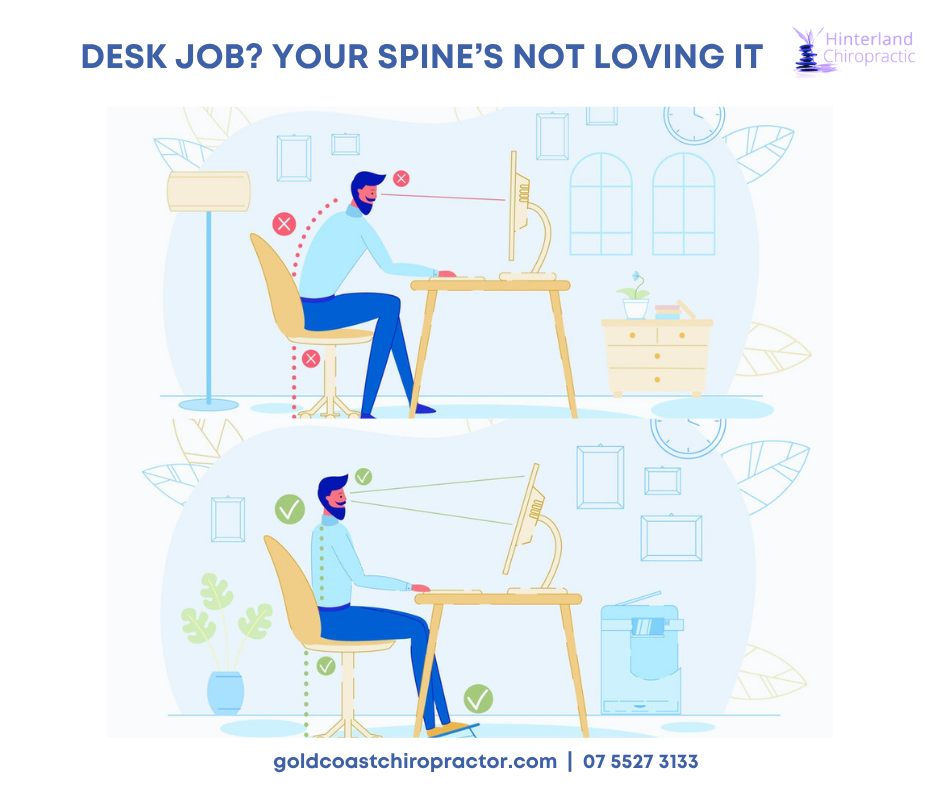 🪑💻 Desk Job? Your Spine’s Not Loving It. | Gold Coast Chiropractic Treatment